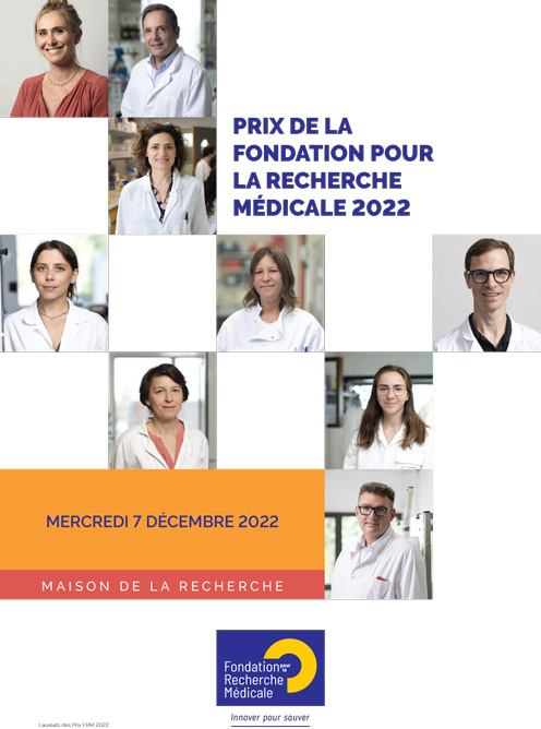 Brochure des Prix de la Fondation pour la Recherche Médicale du 07 décembre 2022